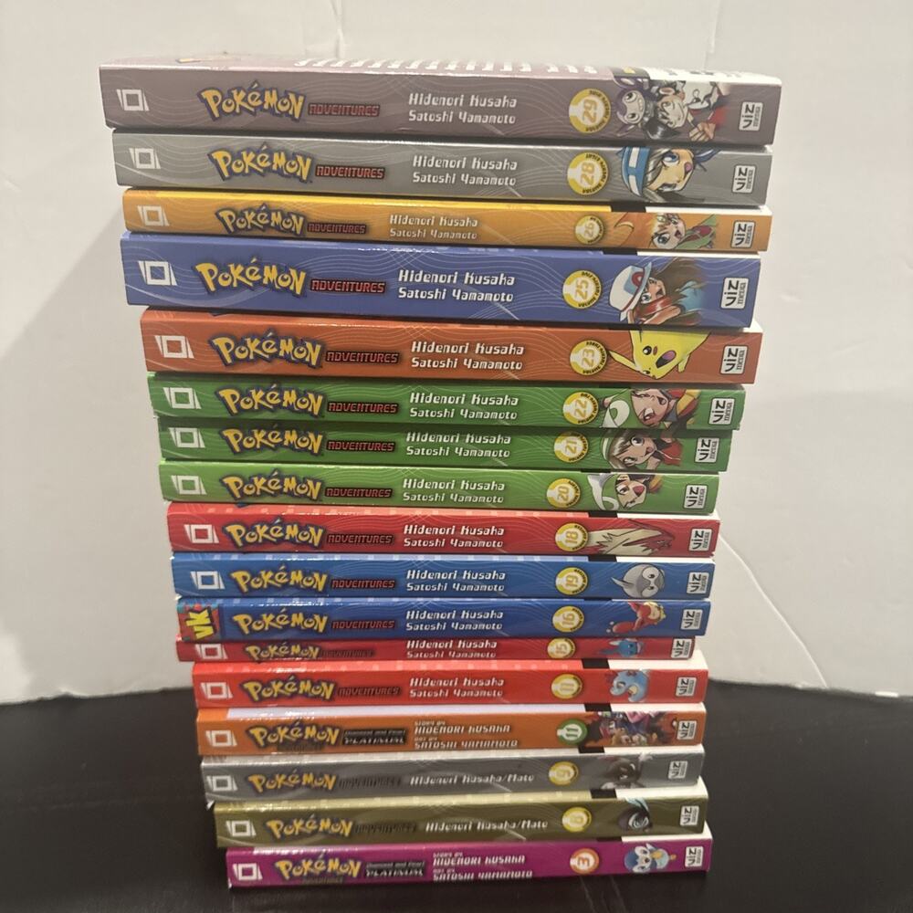 Pokemon Adventures Manga Lot 17 Volumes 2 Platinum VIZ Kusaka